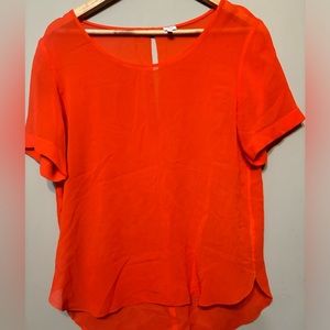 WILFRED 100% Silk Short Sleeve Top